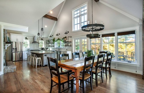 Ashley Oaks House | Lakefront Haven with Modern Amenities, Fire Pit, and Stunning Views