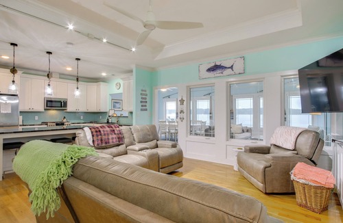 Cross Hill House | Lakefront Home w/Hot Tub & Dock in Cross Hill!