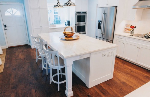 Lake Placid House | Lakefront Home with Chefs Kitchen, Dock, Water Trampoline, Grill & Game Room