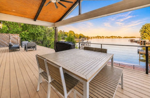 Westport House | Lakeshore Adrift - Exclusive Lakefront Home w/Heated Pool & Custom Bunks