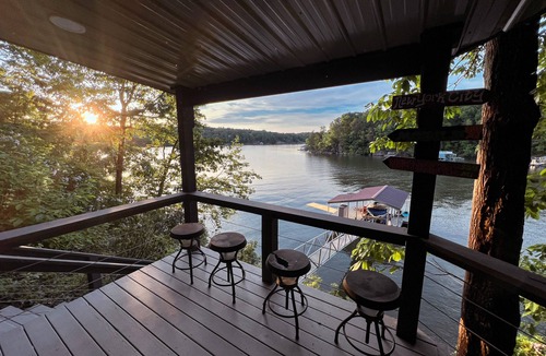 Bremen Cabin | Lakeside Oasis: Contemporary Cabin, Sunset Views