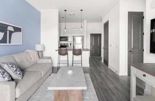Pooler Apartment | Landing | Chic 1BD, Gym, Yoga Studio