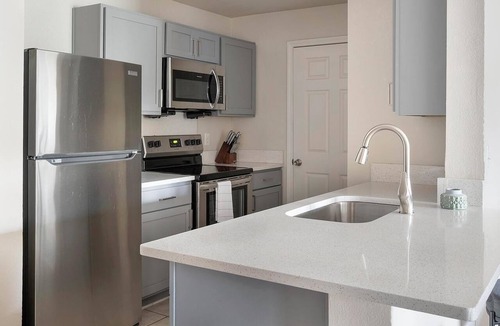 Murfreesboro Apartment | Landing | Chic 2BD, Game Room, Courtyard