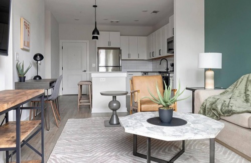 Sugar Hill Apartment | Landing | Stunning 1BD, Yoga Studio, Gym