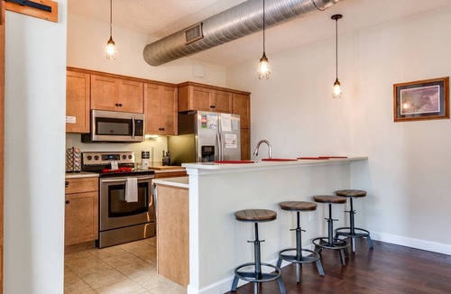 Springfield Condo | Large Loft w/Balcony, Shared Patio w/Hot Tub, BBQ