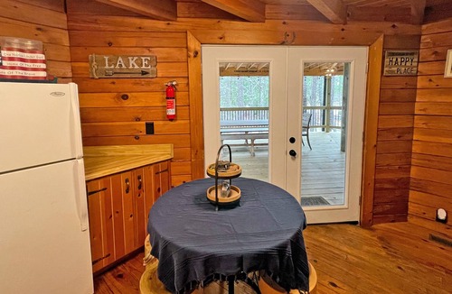 McCormick County Cabin | Log Cabin with large deck and dock in best location on the Lake!