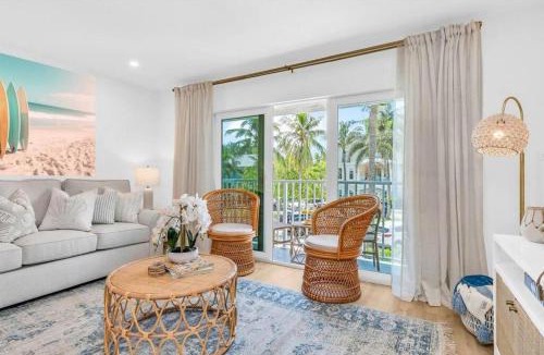 Juno Beach Apartment | Lux Beachside 2nd Floor Condo 3 Steps to the Beach!