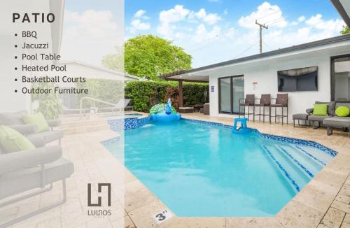 Cutler Bay House | Luxe 5BR Pool Jacuzzi Basketball L17