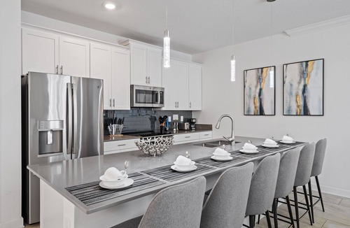 Four Corners House | Luxury 4BR Champions Gate Home w/Private Pool, BBQ, and Water Park Access!