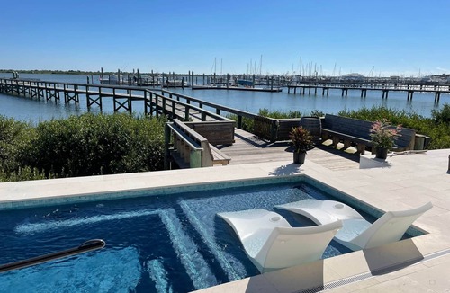 St. Augustine House | Luxury Waterfront Vacation Rental - Pool, Hot Tub, Pier.