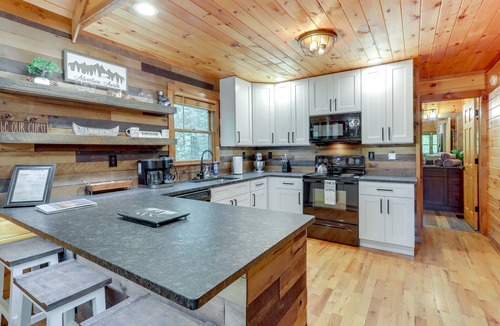 Mineral Bluff Cabin | Mineral Bluff Cabin: Hot Tub, Pets, & Peace