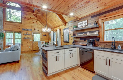 Mineral Bluff Cabin | Mineral Bluff Cabin: Hot Tub, Pets, & Peace