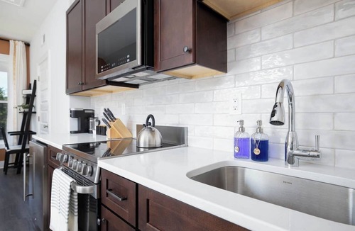 Villa Heights House | Modern Farmhouse Loft in NoDa | Views/Parking
