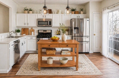 Roswell House | Modern Magnolia-Luxury 3BR Roswell Stay- Perfect for Short Term & Extended Stays