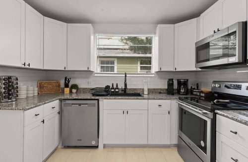 South Seminole Heights House | Modern Moroccan Villa w Firepit BBQ and Game Room!