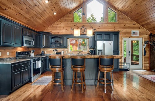 Bryson City Cabin | Moose Cabin Secluded, Luxury Cabin With Stunning Views of the Smokies
