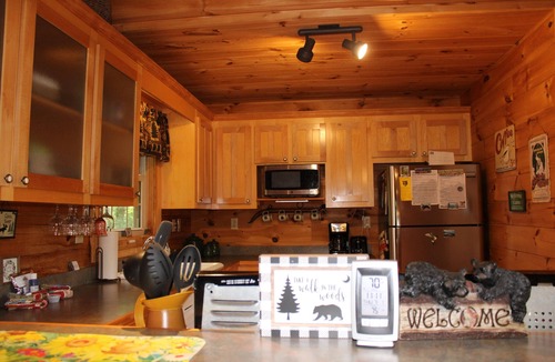 Cranberry Falls Cabin | Mountain Magic cabin with long-range mountain views. Optional ATV guided tours.