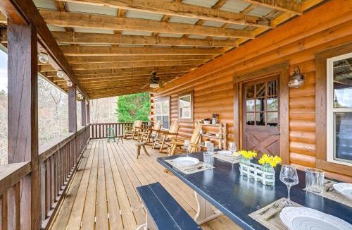 Franklin House | Mtn Views, Yard, & Fire Pit: Multi-Level Cabin