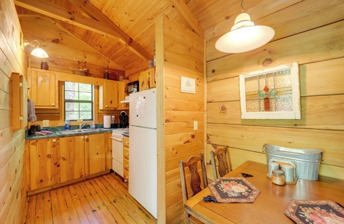 Vein Mountain Cabin | Near Hiking! Couple's Retreat w/Hot Tub in Marion