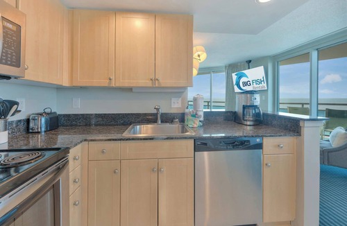 Downtown Myrtle Beach Condo | New Corner Suite, Direct Ocean & City Views,Glass!