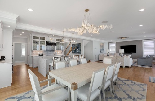 Kure Beach House | NEW! Ocean Front luxurious 6 bedroom home Pool, Elevator, and on the Beach!
