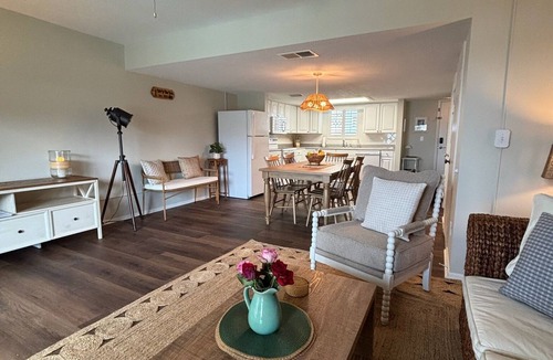 Volusia County Condo | NEW RENTAL! Beautiful Beachfront Condo on Ormond Beach w Pool! Sit Back & Relax!