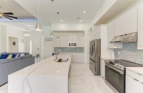 Englewood House | Newly built gorgeous 4-bedroom home awesome pool & hot tub. Private beach.