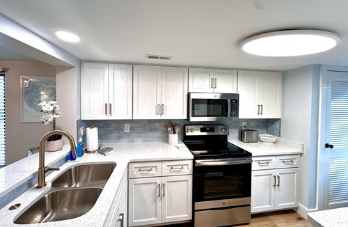 Oceanmarsh Subdivision Condo | Newly Renovated! Marsh & Ocean View Steps to Beach and Pool.