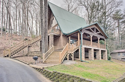 Zirconia Cottage | North Carolina Abode - Hot Tub, Foosball & Grill!