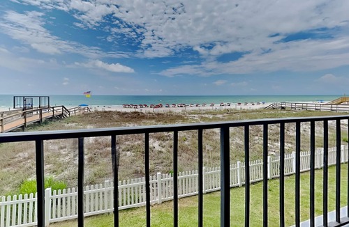 Ono Island Condo | Ocean Breeze West #202 | Beachfront Balcony, Pool!