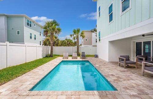 St. Augustine Beach House | Ocean Retreat - 5 Bedroom Pool Home