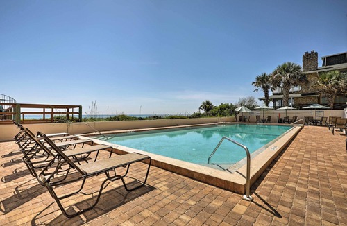 Crescent Beach Apartment | Ocean-view St Augustine Studio w/Pool Access!