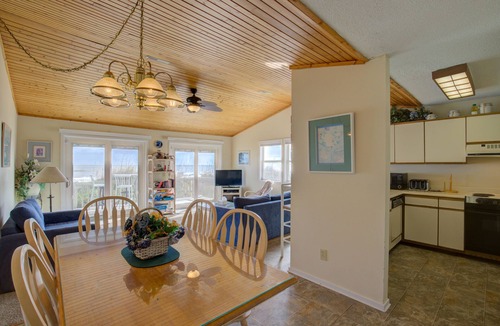 Ocean City Beach House | Ocean-view townhome - beach access, central AC, W/D, ocean views - dog-friendly