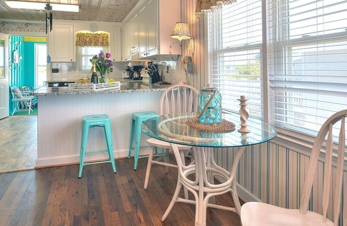 Holden Beach Cottage | OCEANFRONT! BEACH RIGHT OUTSIDE YOUR DOOR! 5BR 3BA. Private Saltwater POOL !
