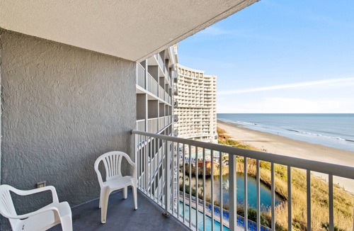 Arcadian Shores Condo | Oceanfront family fun, multiple pools, great views + Free Attraction Tickets!