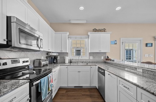 North Topsail Beach Villa | Oceanfront Family Retreat/Pool, Hot Tub, Elevator, Well stocked kitchen