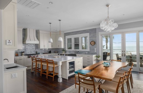 Folly Beach House | Oceanfront Pool Outdoor Kitchen Putting Green!