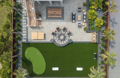 Folly Beach House | Oceanfront Pool Outdoor Kitchen Putting Green!