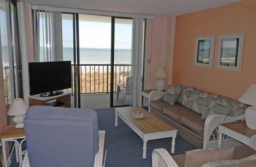 Crescent Beach Condo | Oceanfront Three Bedroom Condo - Crescent Sands F-2