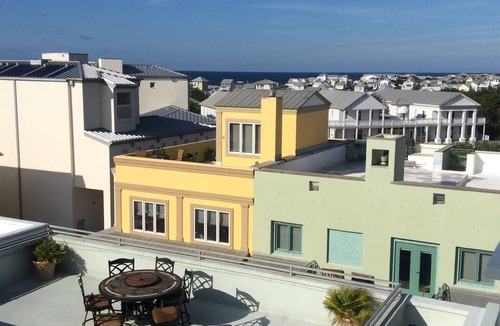 Seaside Apartment | Paris style apt: Sleeps 2/in Heart of Seaside with Private Beach