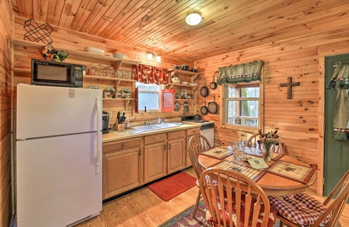 Butler Apartment | Peaceful Mountain City Cabin w/Porch & Fire Pit