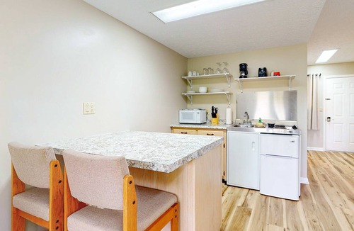 Baneberry Apartment | Peaceful Studio, Sleeps 4, Gym, Near Douglas Lake