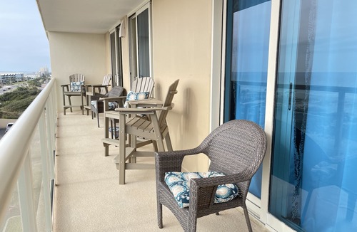 Villa Sabine Condo | Pensacola Beach Condo, Sabine 6E- Beach View from every room!