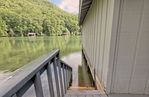 Clayton House | Perch on Burton: Top Patio & Bottom Dock Retreat