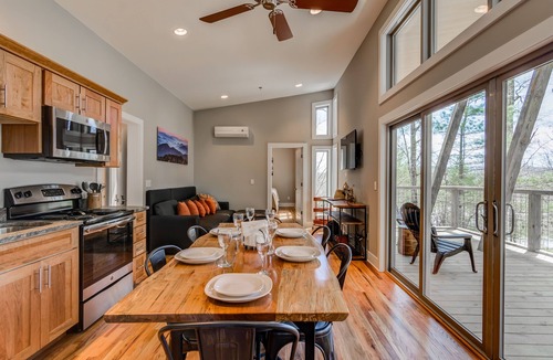 Pisgah Forest Cabin | PILOT COVE 2 BR Cabin - Modern Luxury w/Nature!