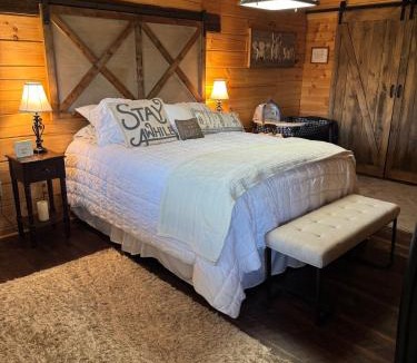 Madisonville Apartment | Pokeadot Cabin - Cozy Farm Stay with Pool & Firepit