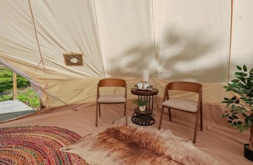 Stanton Other | Premium Glamping Tent with HotTub, FirePit & AC at Red River Gorge with Wooded Views & Bath House