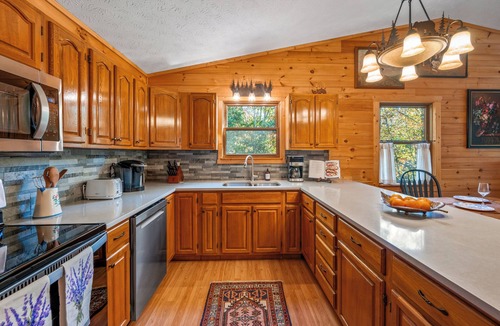 Cosby Cabin | Private and Spacious Cabin with Hot Tub, Pool Table and Arcade