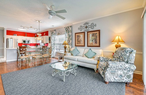 Socastee Condo | Private Patio + Resort Perks: Myrtle Beach Retreat
