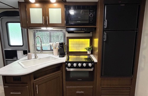 Pike County RV Rental | Private Peaceful Getaway with 2-bedroom Camper on a 5 acre pond